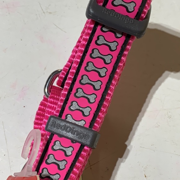REDDINGO - Reflective ,Pink Dog Collar 🆕 - Picture 5 of 6